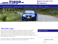 Tablet Screenshot of inaga.es